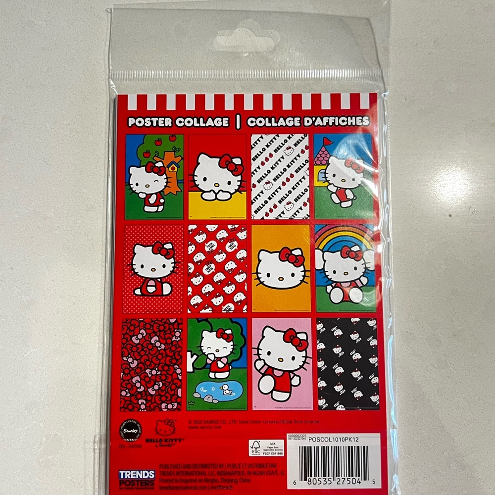 Hello Kitty Colorful Poster Collage Set - Picture 2 of 2